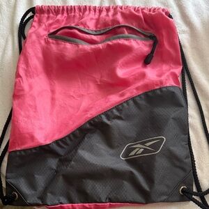 Reebok Pink and Black Sports Sack